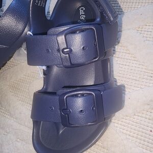 Sz 7 NWT Cat & Jack Kids Dark Blue Sandals